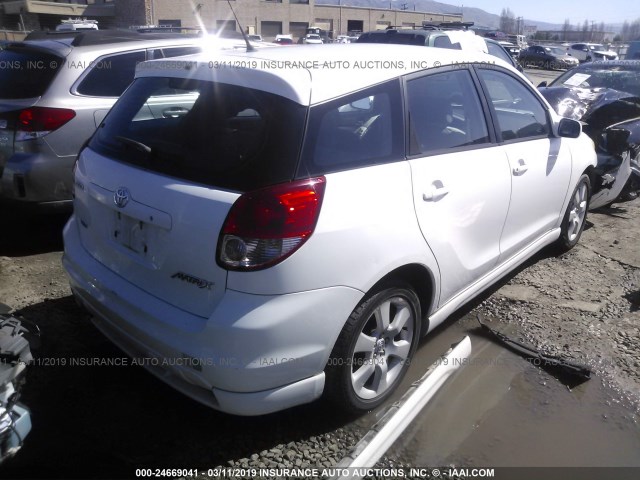 2T1KY38E13C118362 - 2003 TOYOTA COROLLA MATRIX XRS WHITE photo 4