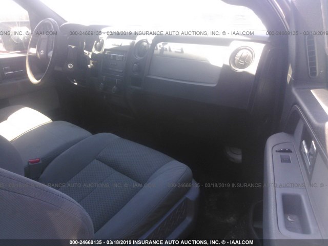 1FTEX1CM0CKD70962 - 2012 FORD F150 SUPER CAB WHITE photo 5