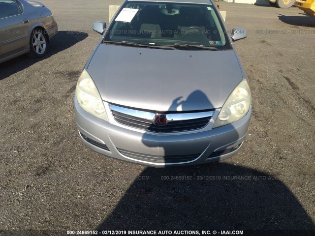 1G8ZV57717F291814 - 2007 SATURN AURA XR SILVER photo 6