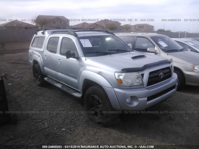 5TELU42N76Z167515 - 2006 TOYOTA TACOMA DOUBLE CAB 银色 照片 1