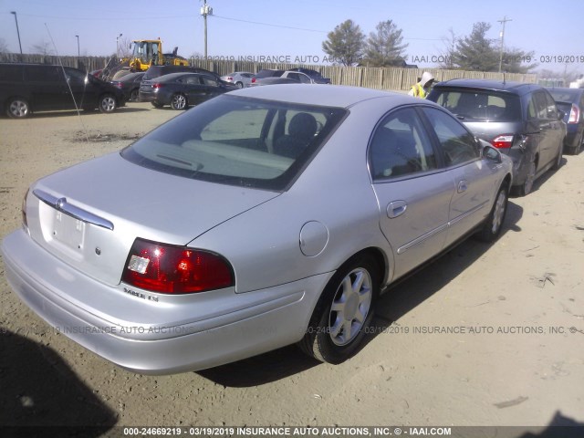 1MEFM55S93A612975 - 2003 MERCURY SABLE LS PREMIUM SILVER photo 4