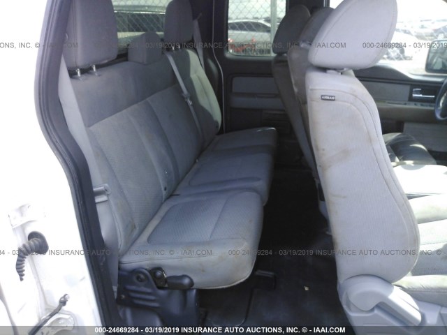 1FTFX1EF3EKE69457 - 2014 FORD F150 SUPER CAB WHITE photo 8