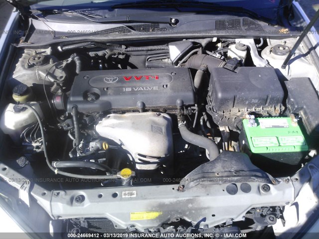 4T1BE32K44U928494 - 2004 TOYOTA CAMRY LE/XLE/SE SILVER photo 10