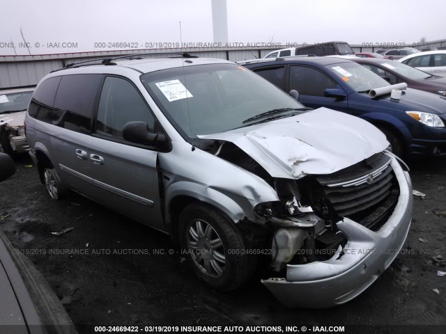 2A4GP54L67R272901 - 2007 CHRYSLER TOWN & COUNTRY TOURING SILVER photo 1