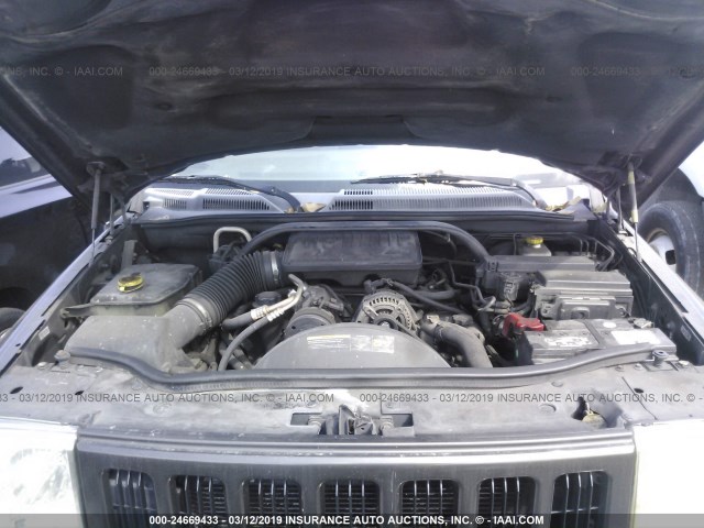 1J8HH48K06C226497 - 2006 JEEP COMMANDER GRAY photo 10