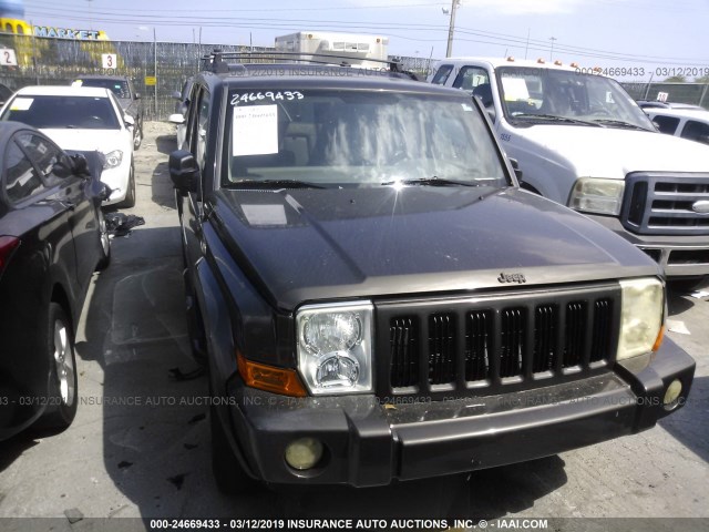 1J8HH48K06C226497 - 2006 JEEP COMMANDER GRAY photo 6