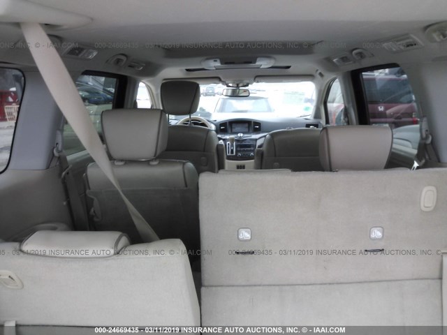 JN8AE2KP1C9038126 - 2012 NISSAN QUEST S/SV/SL/LE TAN photo 8