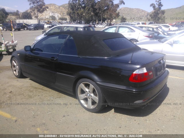 WBABW33444PG97693 - 2004 BMW 325 CI BLACK photo 3