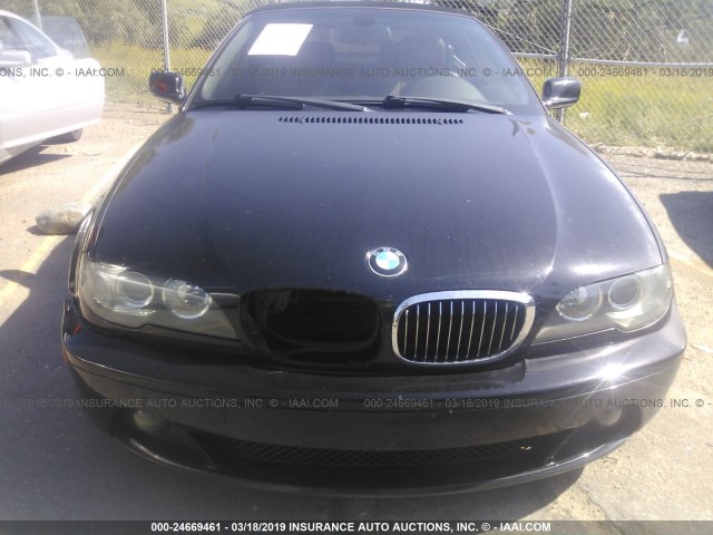 WBABW33444PG97693 - 2004 BMW 325 CI BLACK photo 6