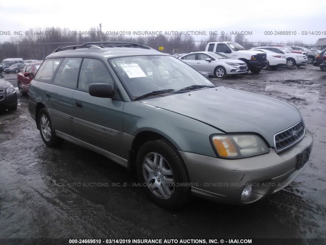 4S3BH675X46601585 - 2004 SUBARU LEGACY OUTBACK AWP 绿色 照片 1
