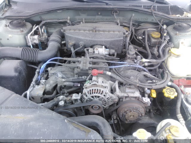4S3BH675X46601585 - 2004 SUBARU LEGACY OUTBACK AWP 绿色 照片 10
