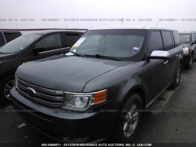 2FMDK53C19BA88773 - 2009 FORD FLEX LIMITED GRAY photo 2