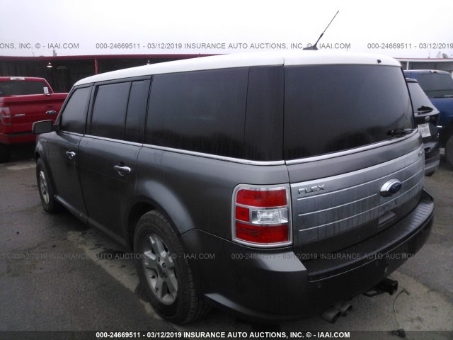 2FMDK53C19BA88773 - 2009 FORD FLEX LIMITED GRAY photo 3