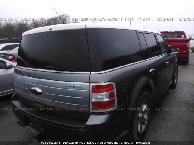 2FMDK53C19BA88773 - 2009 FORD FLEX LIMITED GRAY photo 4