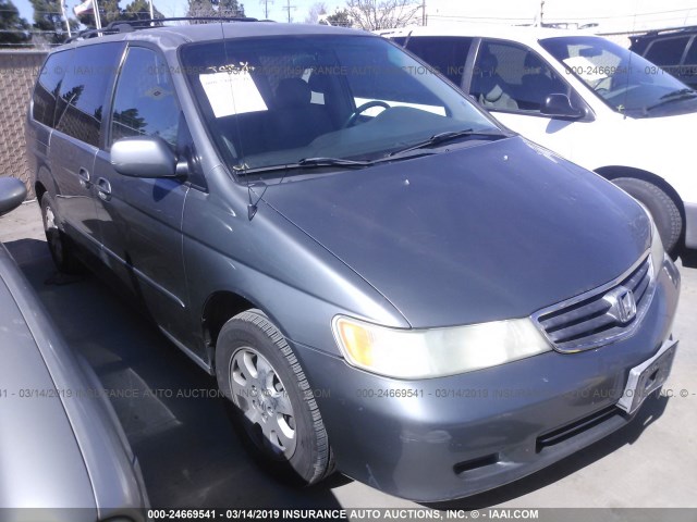 2HKRL18942H528105 - 2002 HONDA ODYSSEY EXL GRAY photo 1