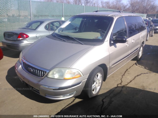 2FMZA52483BA02756 - 2003 FORD WINDSTAR SE GOLD photo 2