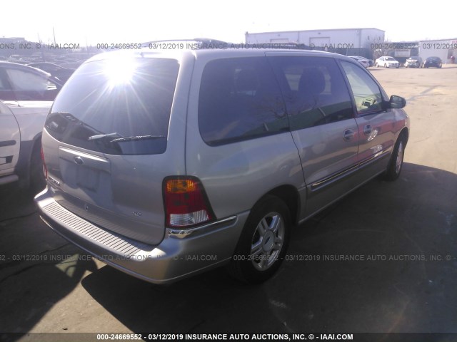 2FMZA52483BA02756 - 2003 FORD WINDSTAR SE GOLD photo 4