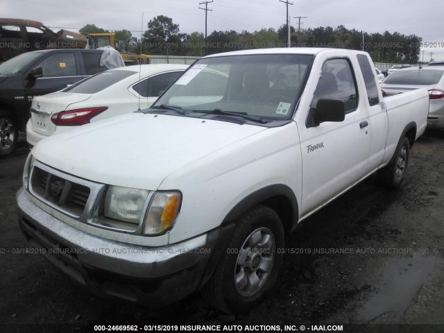 1N6DD26S3XC342476 - 1999 NISSAN FRONTIER KING CAB XE/KING CAB SE WHITE photo 2