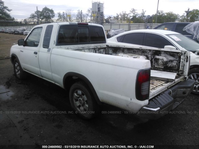 1N6DD26S3XC342476 - 1999 NISSAN FRONTIER KING CAB XE/KING CAB SE WHITE photo 3