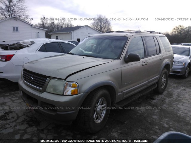 1FMZU73E82ZA01550 - 2002 FORD EXPLORER XLT GOLD photo 2