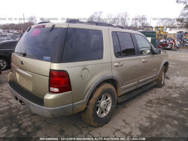 1FMZU73E82ZA01550 - 2002 FORD EXPLORER XLT GOLD photo 4