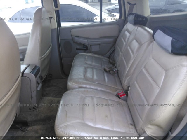 1FMZU73E82ZA01550 - 2002 FORD EXPLORER XLT GOLD photo 8