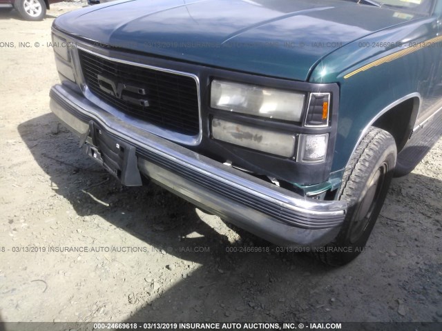 1GKEK13R5VJ730976 - 1997 GMC YUKON GREEN photo 6