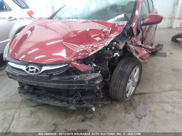 5NPDH4AE4DH295849 - 2013 HYUNDAI ELANTRA GLS/LIMITED RED photo 6