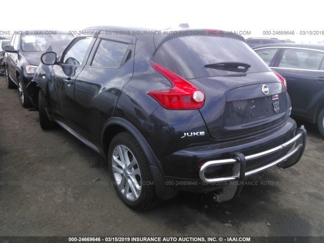 JN8AF5MV0CT109703 - 2012 NISSAN JUKE S/SV/SL BLACK photo 3