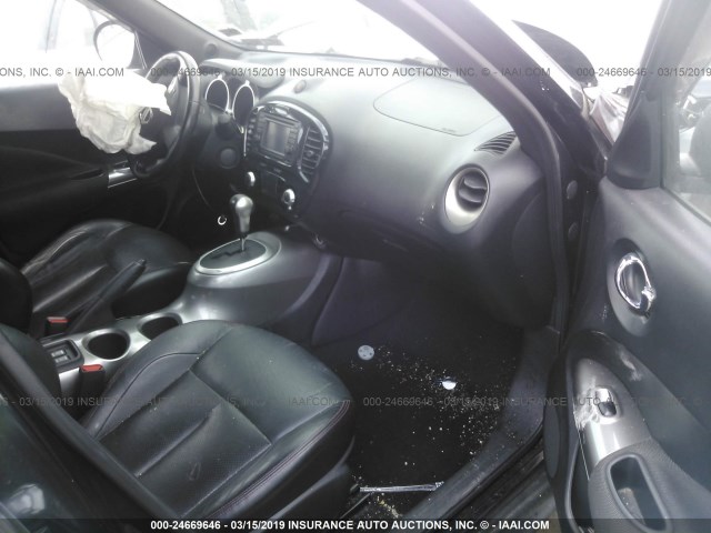 JN8AF5MV0CT109703 - 2012 NISSAN JUKE S/SV/SL BLACK photo 5