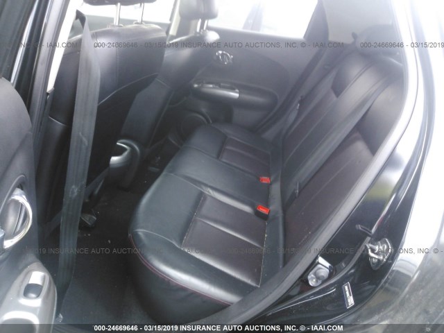 JN8AF5MV0CT109703 - 2012 NISSAN JUKE S/SV/SL BLACK photo 8