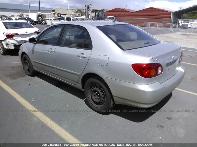 1NXBR32E44Z318383 - 2004 TOYOTA COROLLA CE/LE/S GRAY photo 3