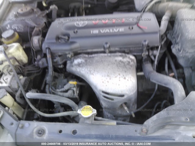 4T1BE32K83U749728 - 2003 TOYOTA CAMRY LE/XLE/SE BLUE photo 10