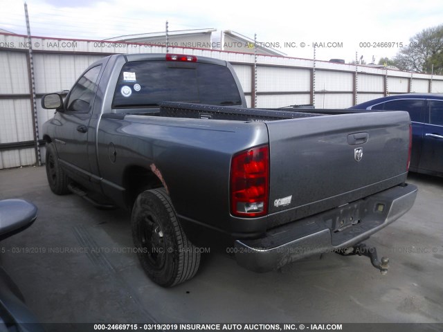 1D7HA16K45J549450 - 2005 DODGE RAM 1500 ST GRAY photo 3