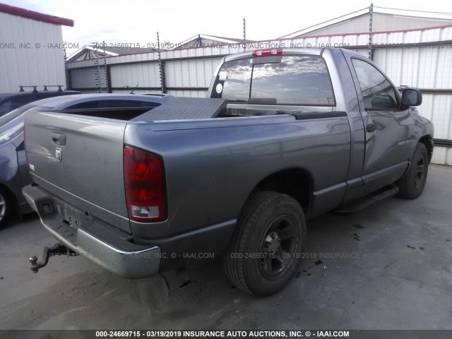 1D7HA16K45J549450 - 2005 DODGE RAM 1500 ST GRAY photo 4