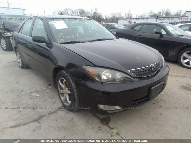 4T1BE32K14U358468 - 2004 TOYOTA CAMRY LE/XLE/SE BLACK photo 1