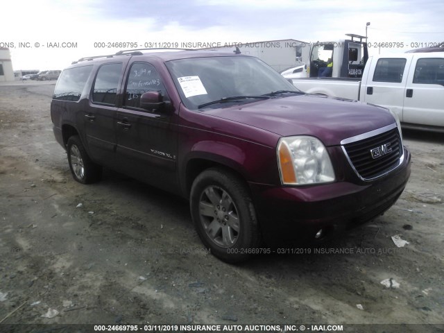 1GKFC16097J170476 - 2007 GMC YUKON XL C1500 BURGUNDY photo 1