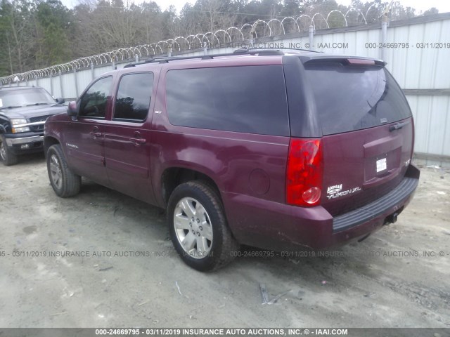 1GKFC16097J170476 - 2007 GMC YUKON XL C1500 BURGUNDY photo 3