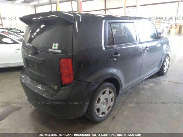 JTLKE50E481033614 - 2008 TOYOTA SCION XB 黑色 照片 4