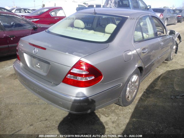 WDBUF65J43A301498 - 2003 MERCEDES-BENZ E 320 SILVER photo 4