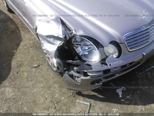 WDBUF65J43A301498 - 2003 MERCEDES-BENZ E 320 SILVER photo 6