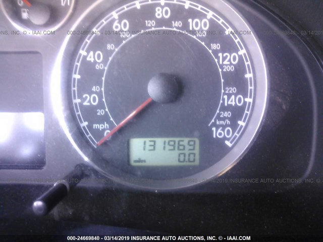 WVWRH63B32P361345 - 2002 VOLKSWAGEN PASSAT GLX 黑色 照片 7