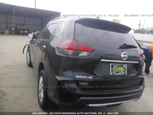 JN8AT2MV4JW304190 - 2018 NISSAN ROGUE S/SL/SV BLACK photo 3