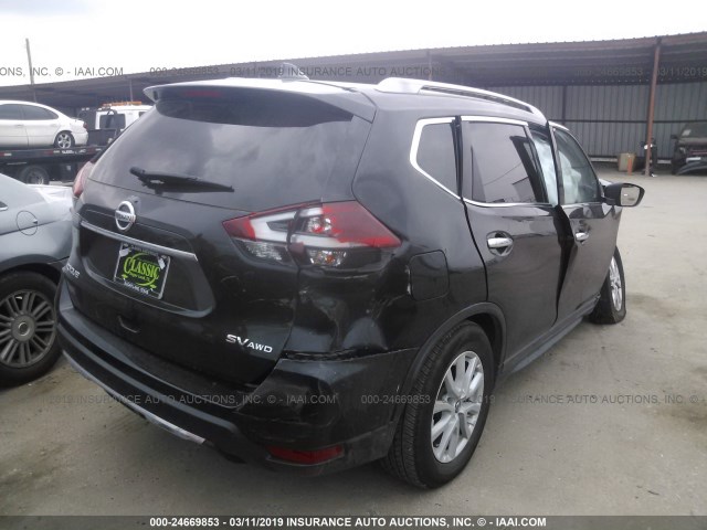 JN8AT2MV4JW304190 - 2018 NISSAN ROGUE S/SL/SV BLACK photo 4