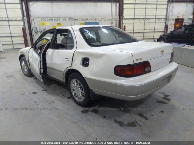 JT2BF12K8T0138376 - 1996 TOYOTA CAMRY LE/XLE/SE WHITE photo 3