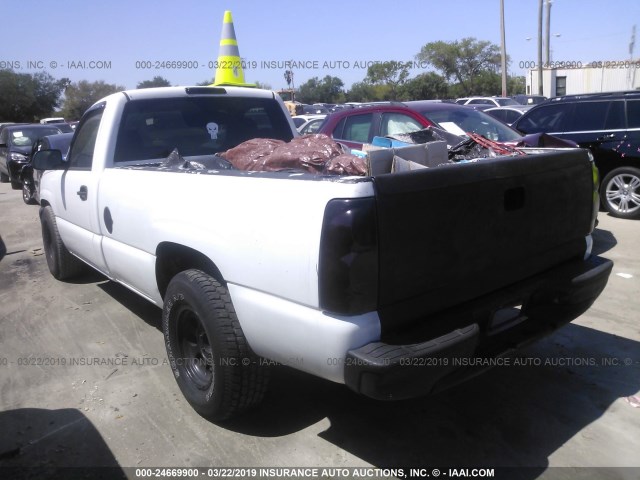 1GCEC14X74Z120387 - 2004 CHEVROLET SILVERADO C1500 WHITE photo 3