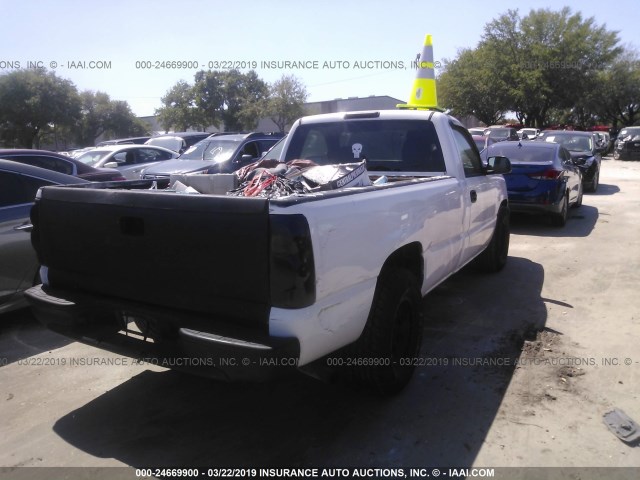 1GCEC14X74Z120387 - 2004 CHEVROLET SILVERADO C1500 WHITE photo 4