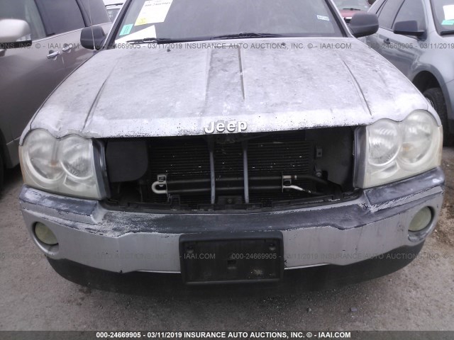 1J4GS48K45C682290 - 2005 JEEP GRAND CHEROKEE LAREDO/COLUMBIA/FREEDOM 银色 照片 6