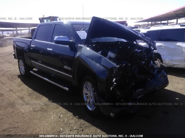 3GCUKTEJ0JG280501 - 2018 CHEVROLET SILVERADO K1500 HIGH COUNTRY GRAY photo 1