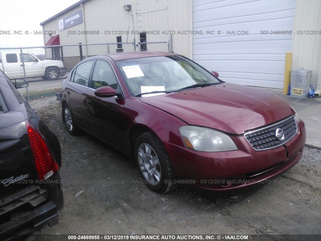 1N4AL11D26C207666 - 2006 NISSAN ALTIMA S/SL MAROON photo 1